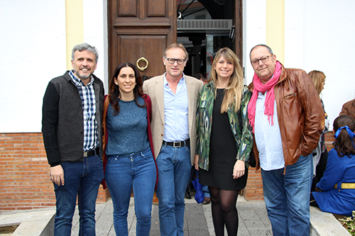 Nacho Lpez y Estefana Martn Palop visitan lora